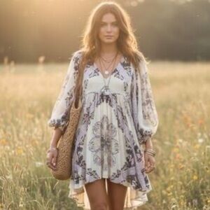 Free People Girl Talk Tunic Top